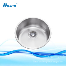 Fancy Stainless Steel Single Bowl Wall Mounted Child Size Round Sink